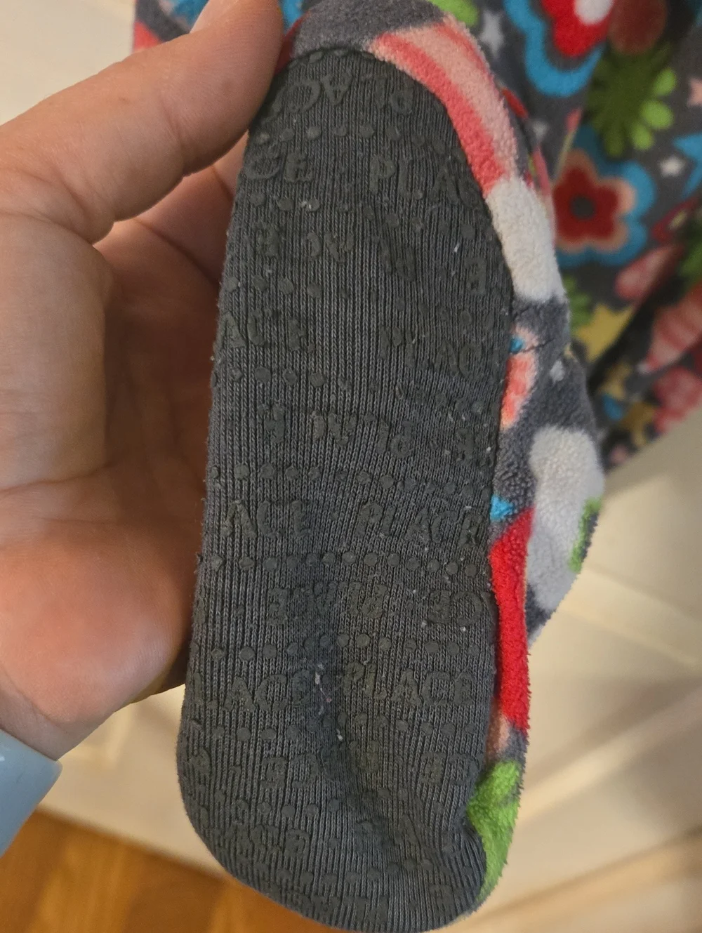 The Children's Place Floral & Rainbow Fleece Pajamas